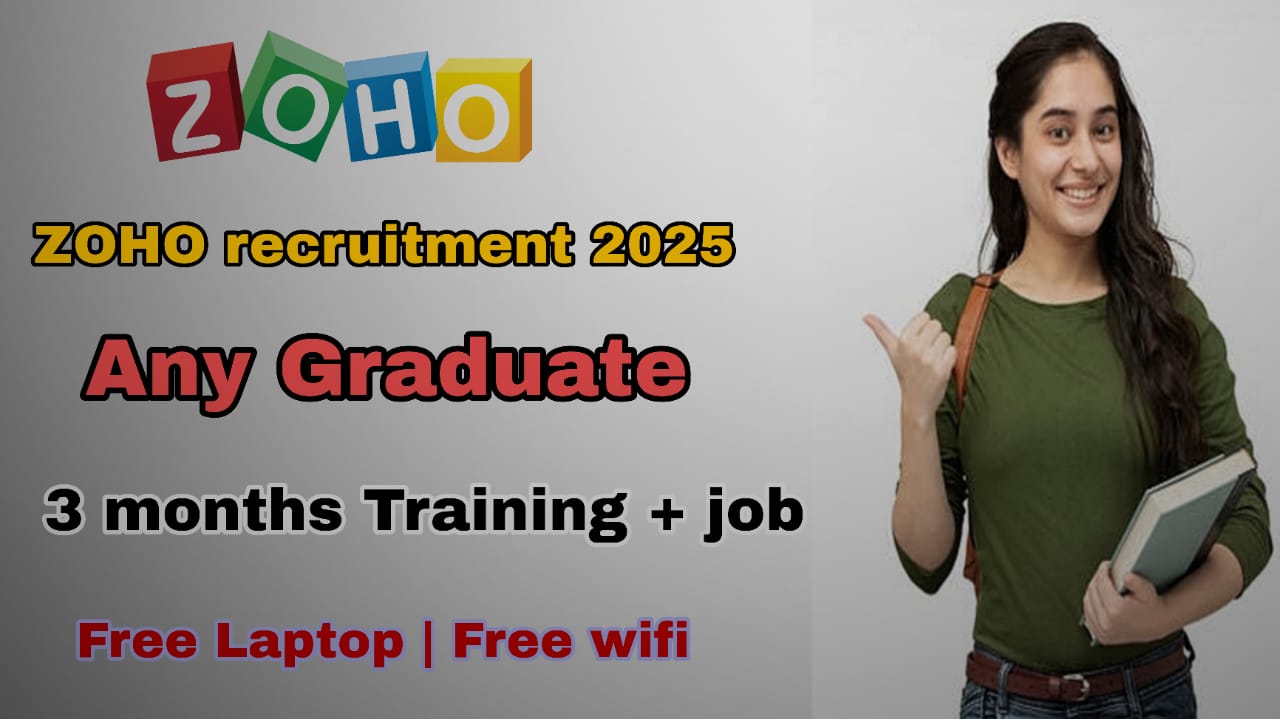 ZOHO Hiring Freshers 2025 – Apply Now!